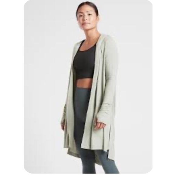 Women's Light Gray Hooded Sweater - Picture 2 of 12